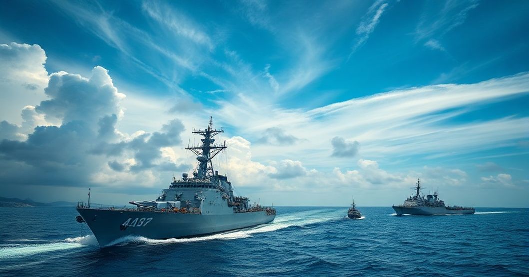 中国海軍の訓練任務を終え帰港