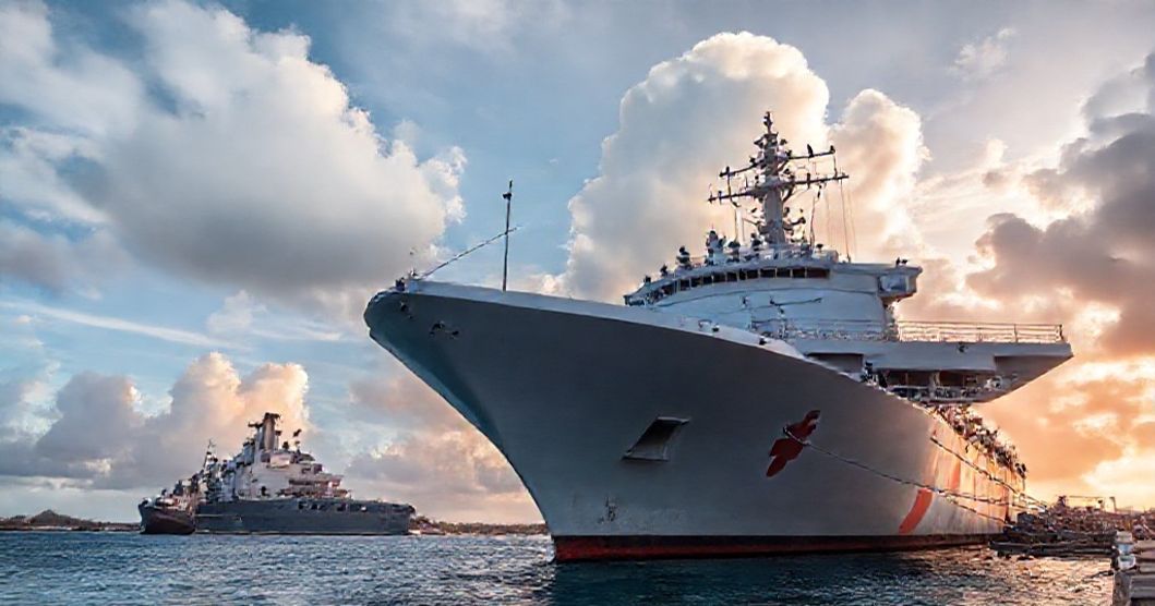 中国海軍の病院船がバルバドスを訪問