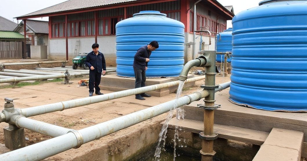 中国の農村水供給