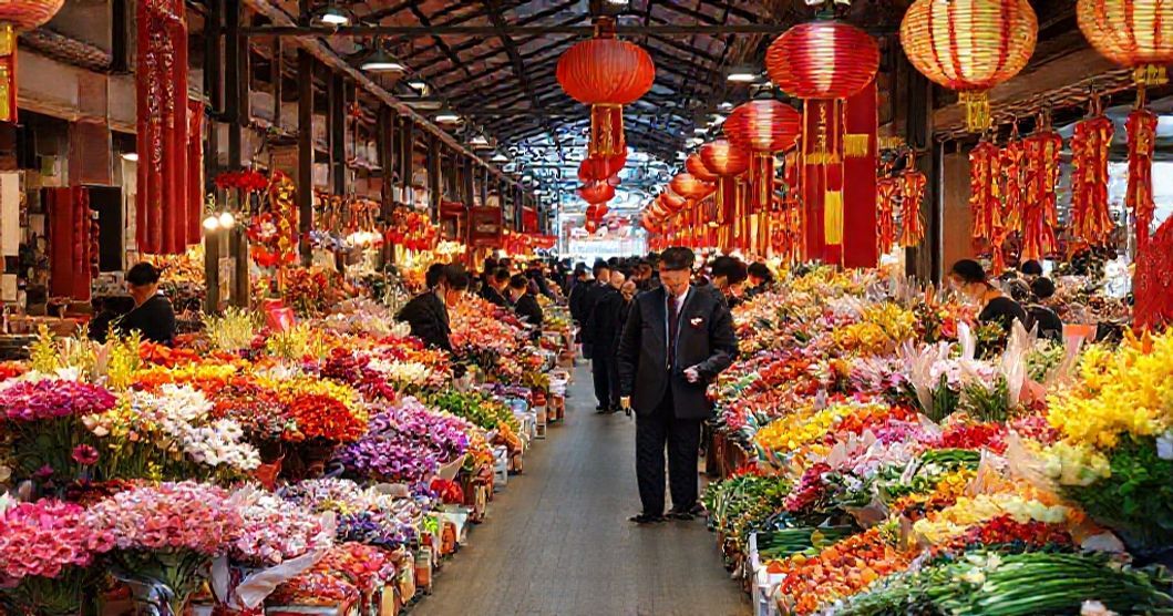 中国の農産物市場が旺盛に