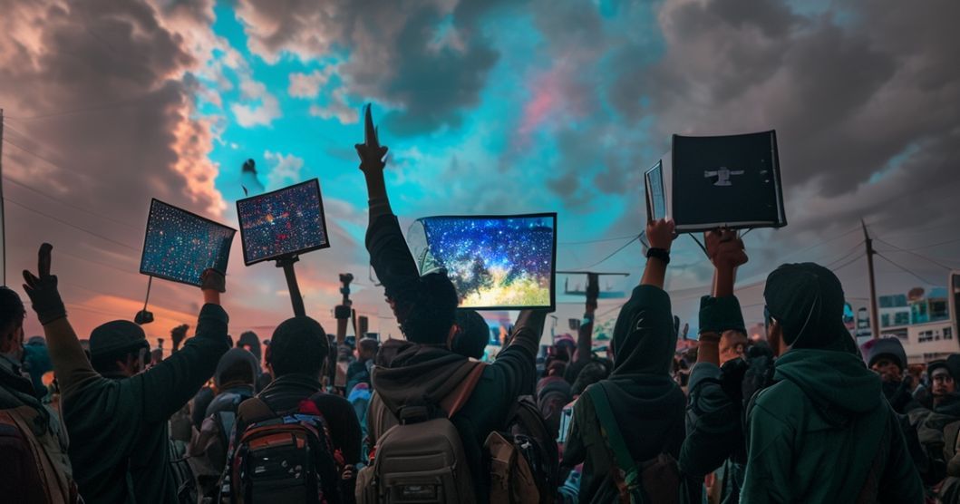 イランの抗議活動で「星链」が注目される