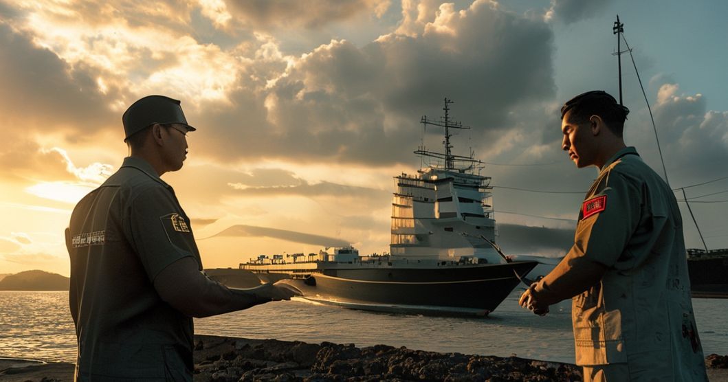 中国人民人民解放軍の病院船がブラジルに到着