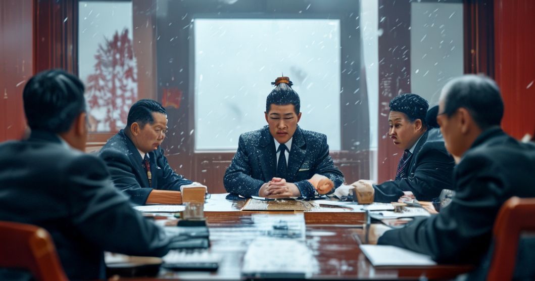 中国で雨雪天気が続く