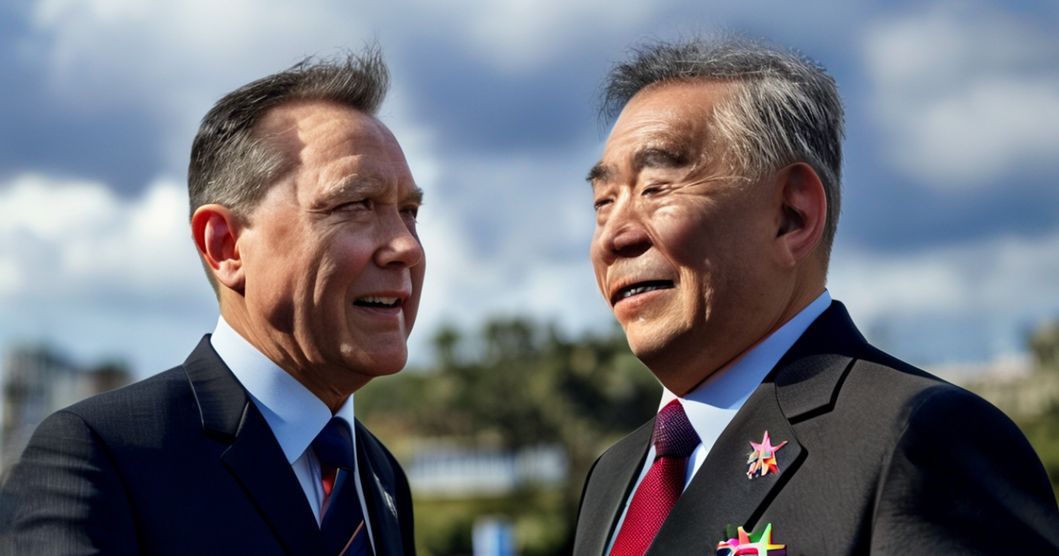 イギリス首相スターンマーが中国を訪問