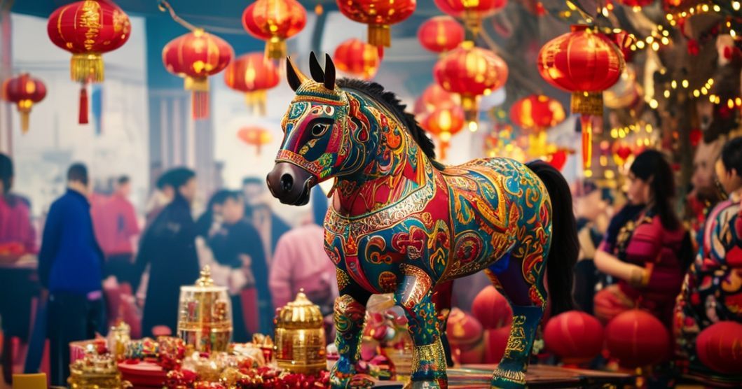 春節の「馬」たち