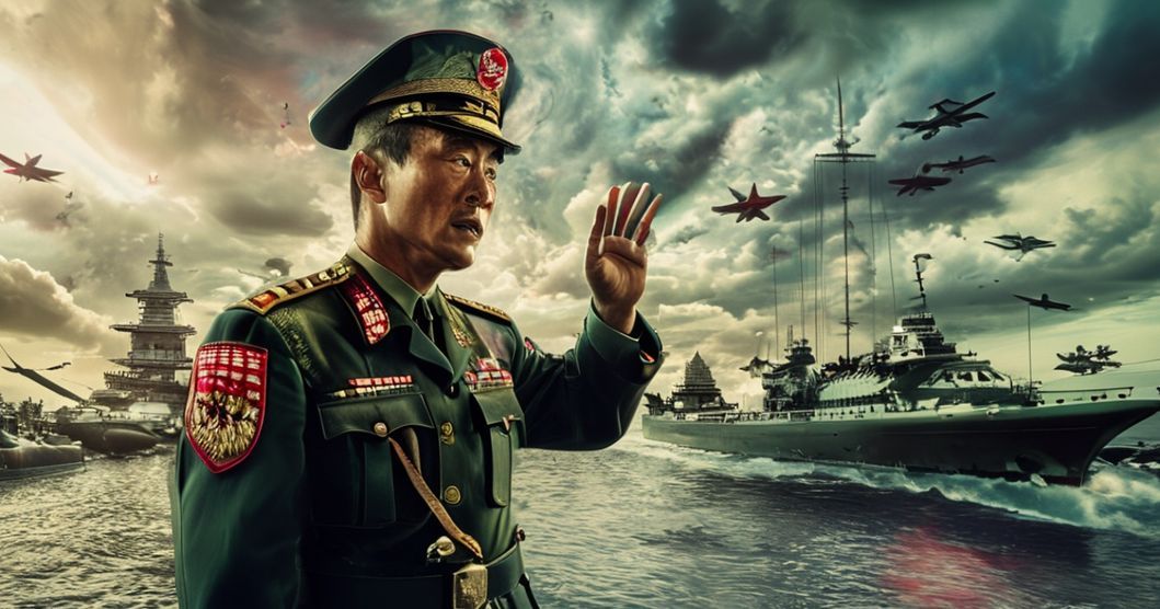 日本の軍事拡張に警戒