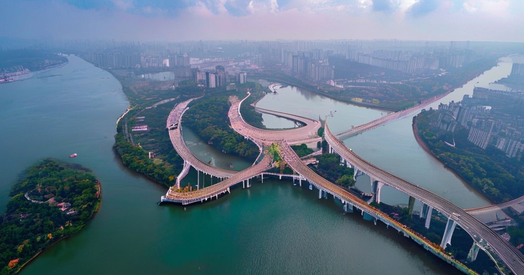 中国の長江大橋が環境保護に貢献