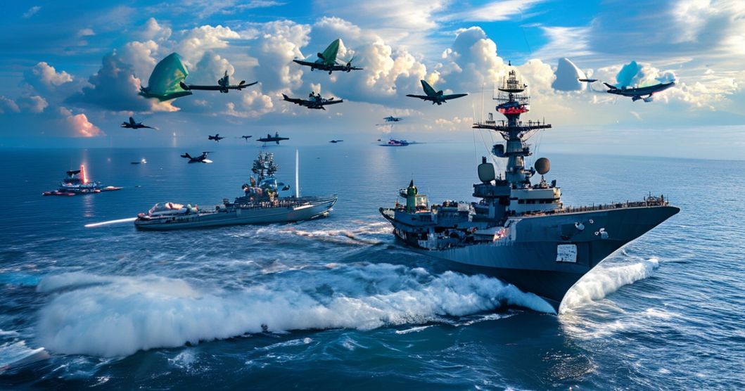 中国南シナ海での巡航