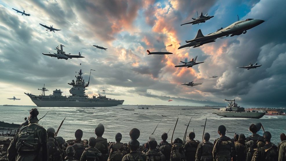 中国軍、台湾全域を包囲する統合演習「正義の使命2025」開始