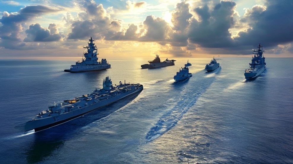 中国海軍、ロシア・南アと共同演習 南ア沖で実動訓練