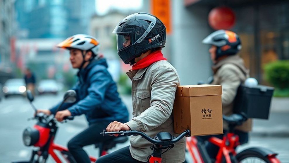 中国、配達員保護の新規則を施行 ギグエコノミー統制強化か