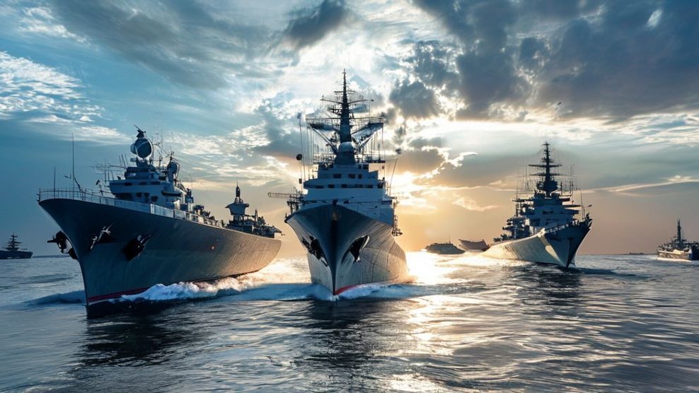 中国海軍、南シナ海で洋上補給訓練 長期作戦能力を構築