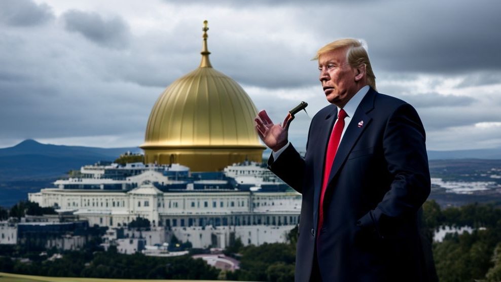 トランプ氏、グリーンランド買収と「金のドーム」構想を発表 中露ミサイル防衛で