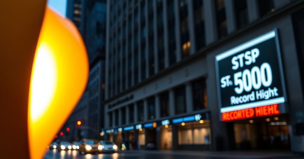S&P 500最高値の裏側、AI熱狂相場にウォール街が警告した
