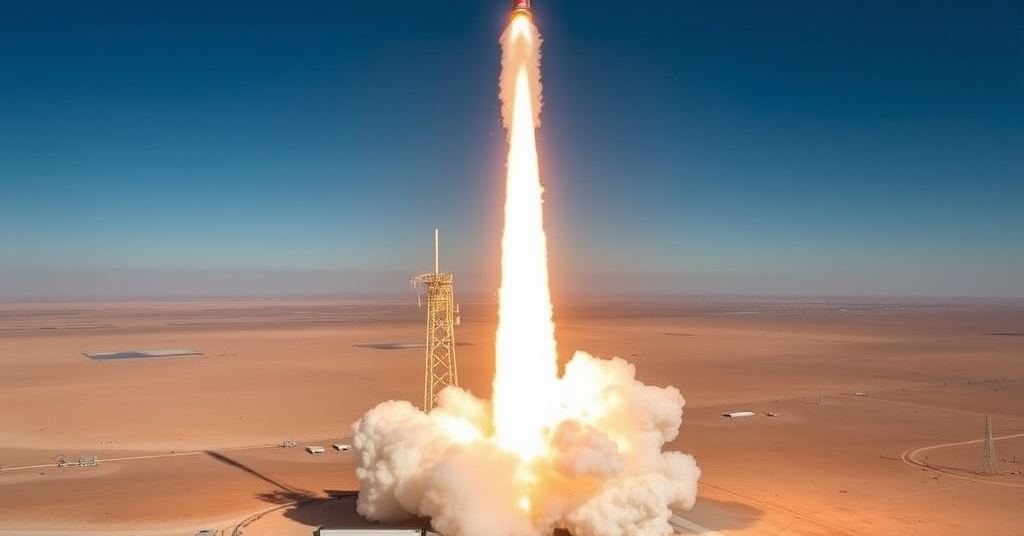 中国、固体燃料ロケットで衛星5基打ち上げ 軌道上AI搭載