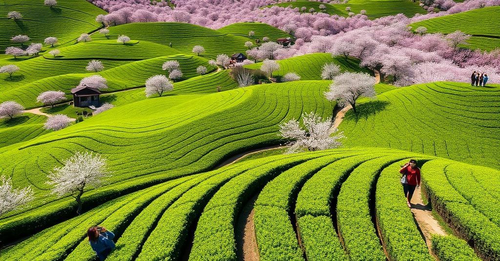 中国「茶畑×桜」観光、農村振興のモデルに 日本への示唆は